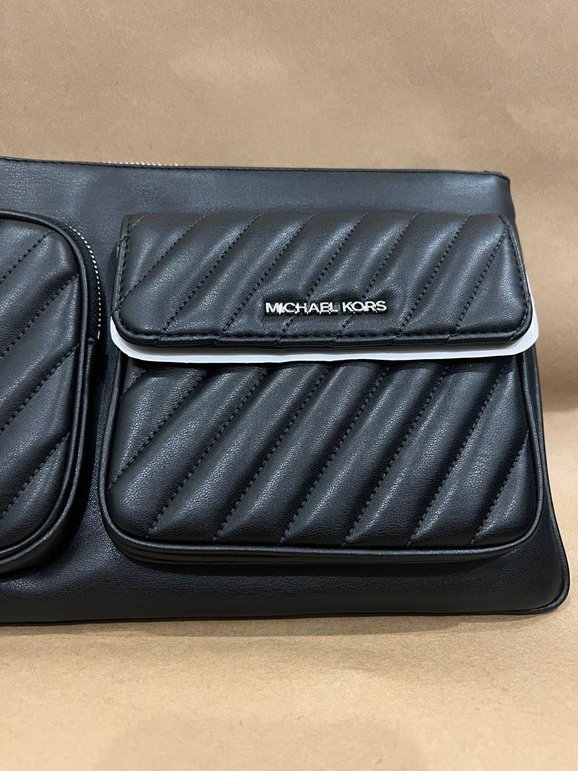 Michael Kors Multi Pocket Pouch Vegan Faux Leather, Luxury, Bags & Wallets  on Carousell