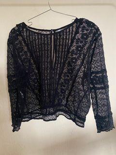 MNG Textured Night Out Top