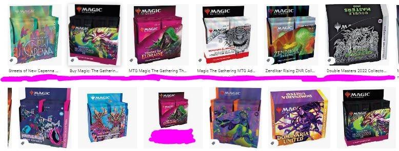 MTG Collector Booster Box (SEALED) march of the machines double masters,  Hobbies & Toys, Toys & Games on Carousell