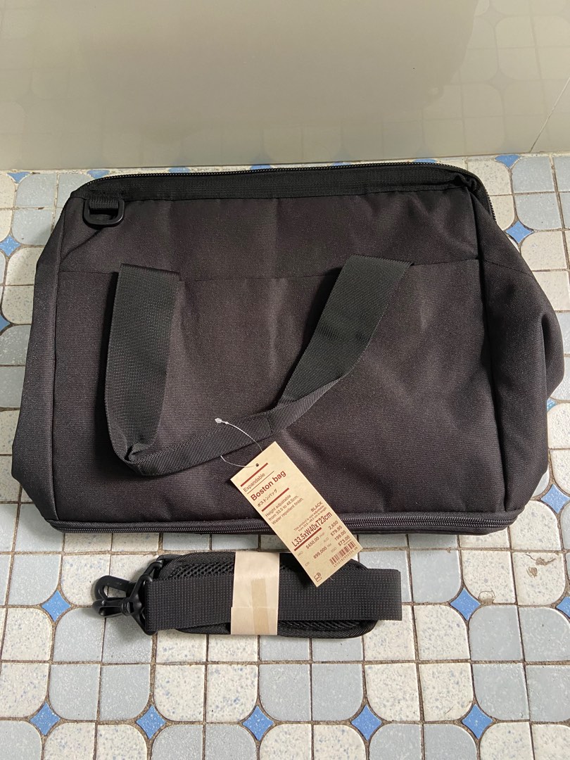 Muji Boston bag ( brand new with tag), Luxury, Bags & Wallets on Carousell