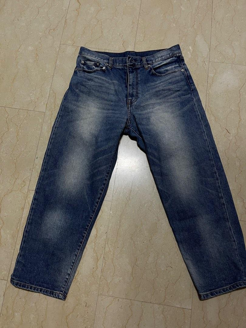 MUJI Labo Baggy jeans, Men's Fashion, Bottoms, Jeans on Carousell