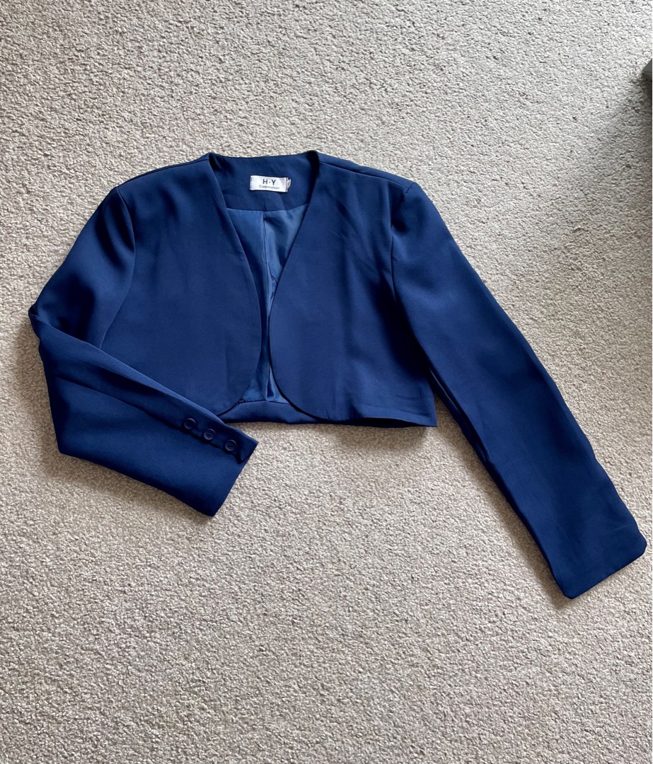 navy-blazer-women-s-fashion-tops-longsleeves-on-carousell