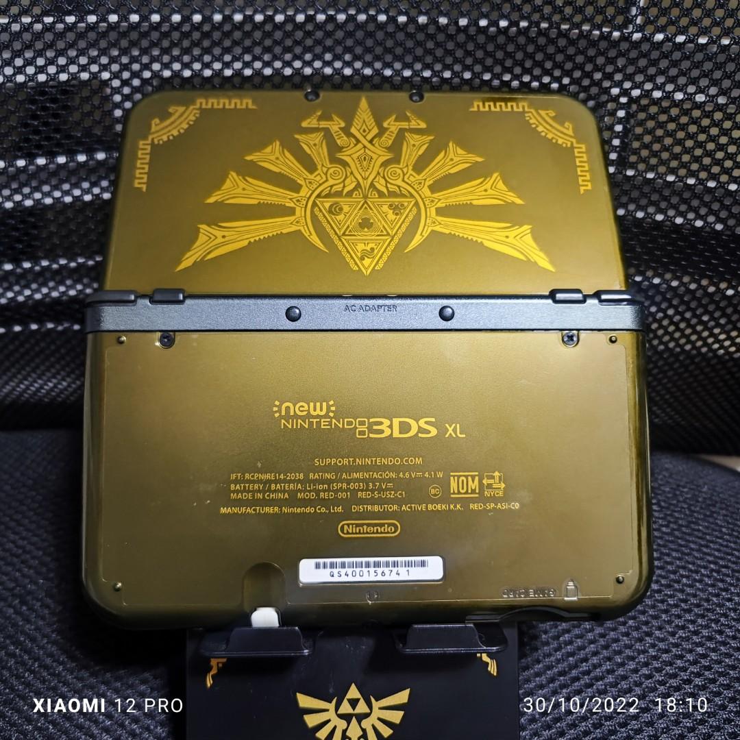 New 3ds xl Hyrule edition (IPS top screen) good as new, Video Gaming