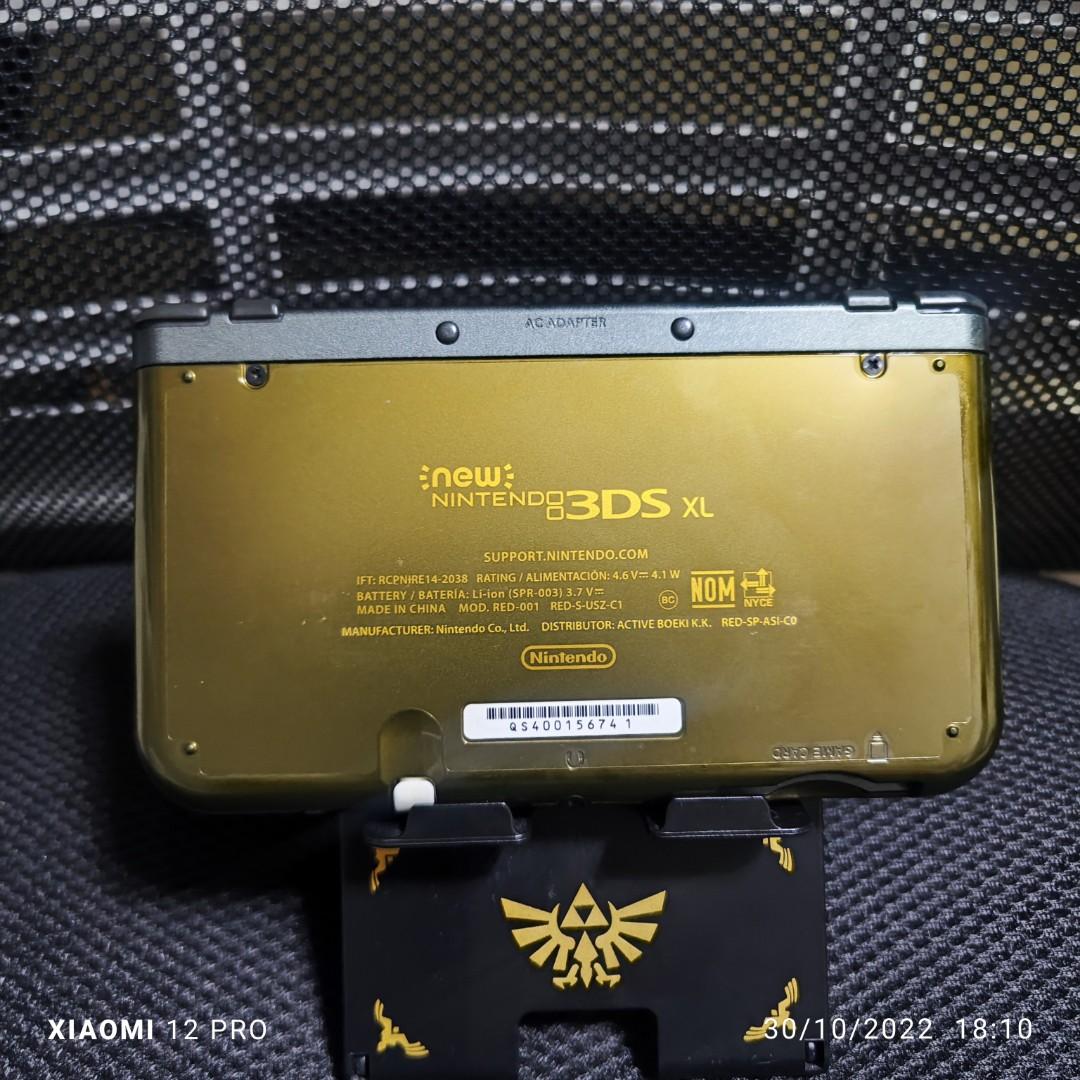 New 3ds xl Hyrule edition (IPS top screen) good as new, Video Gaming