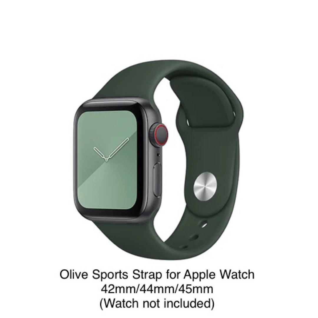 Olive green apple sales watch band 44mm