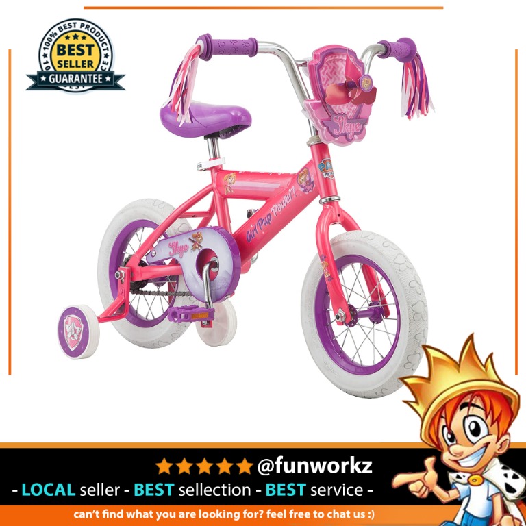 12 paw patrol skye bike outlet