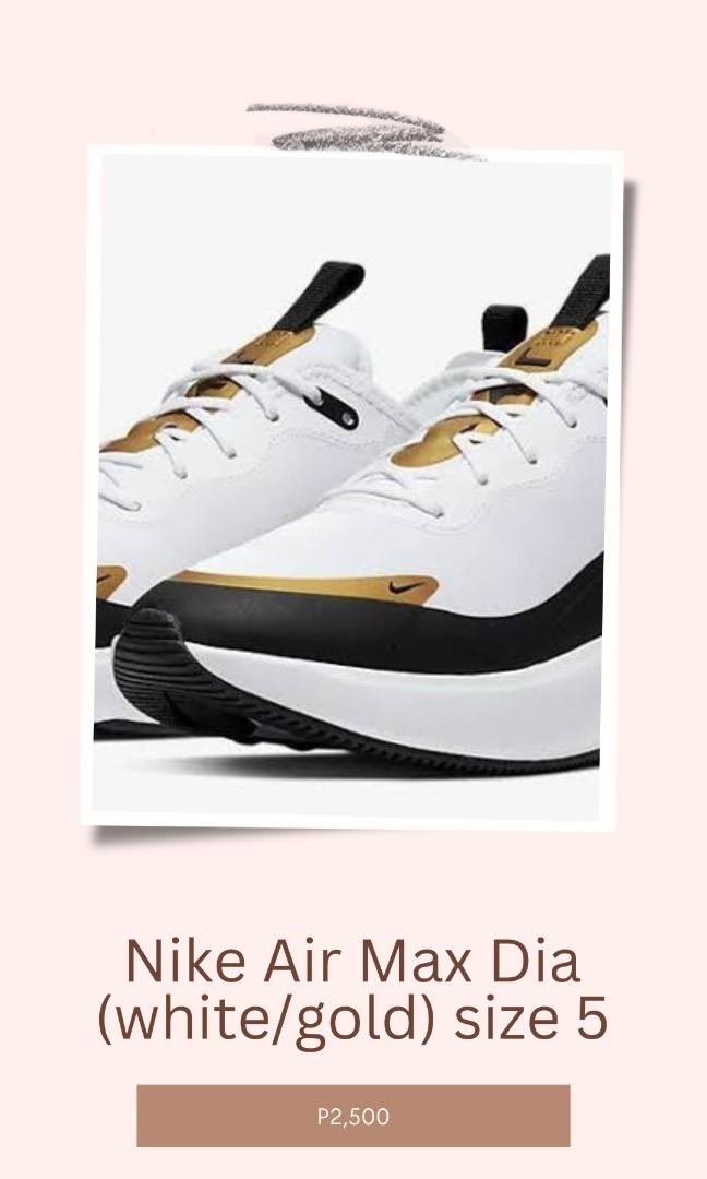 NIKE AIR MAX DIA WHITE GOLD Women s Fashion Footwear Sneakers