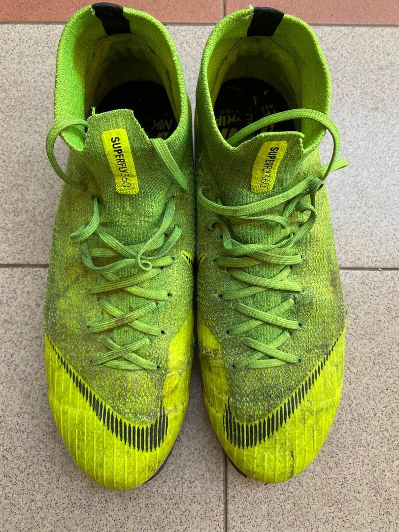 Nike Mercurial Superfly VI Elite 360 FG Green UK8.5 Sports