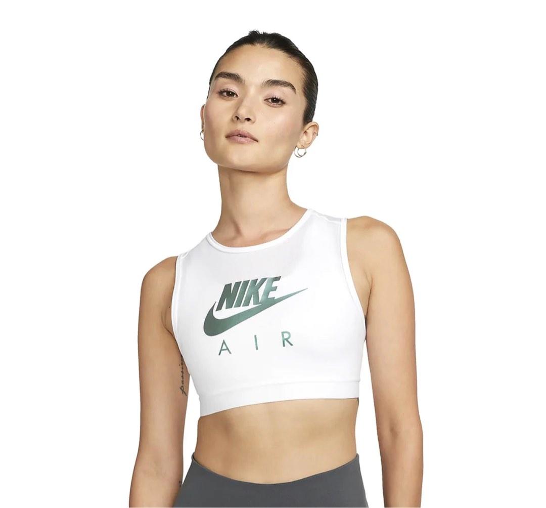 Nike Sports Bra - NIKE AIR DRI-FIT SWOOSH MEDIUM-SUPPORT HIGH-NECK BRA ...