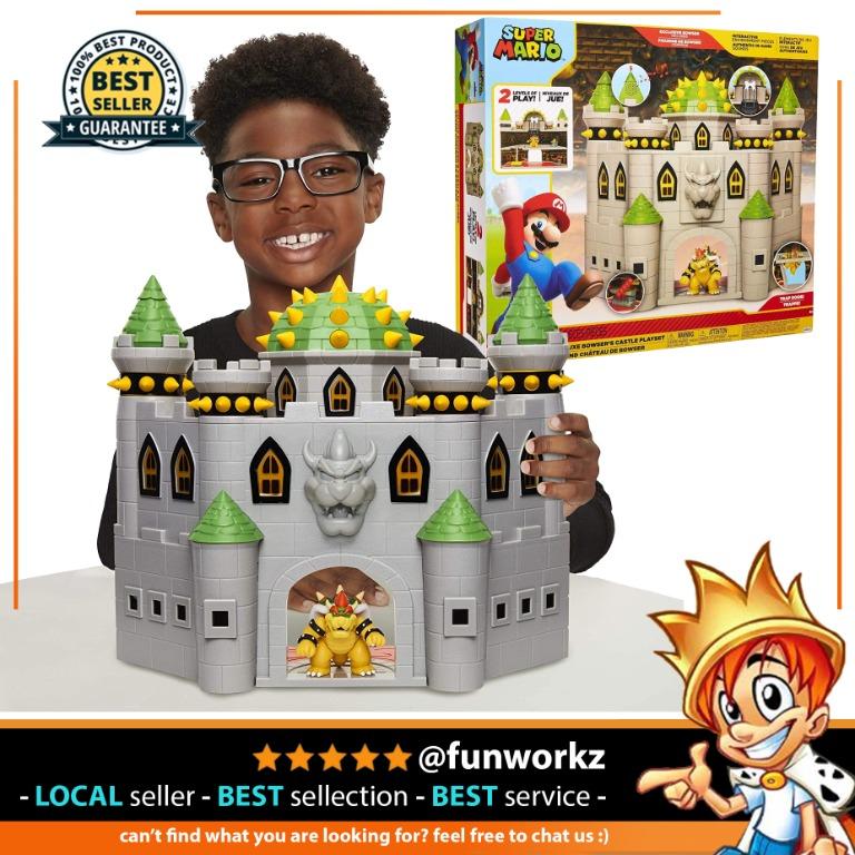 Nintendo Bowser's Castle SUPER MARIO Deluxe Bowser's Castle Playset with 2.5" Exclusive