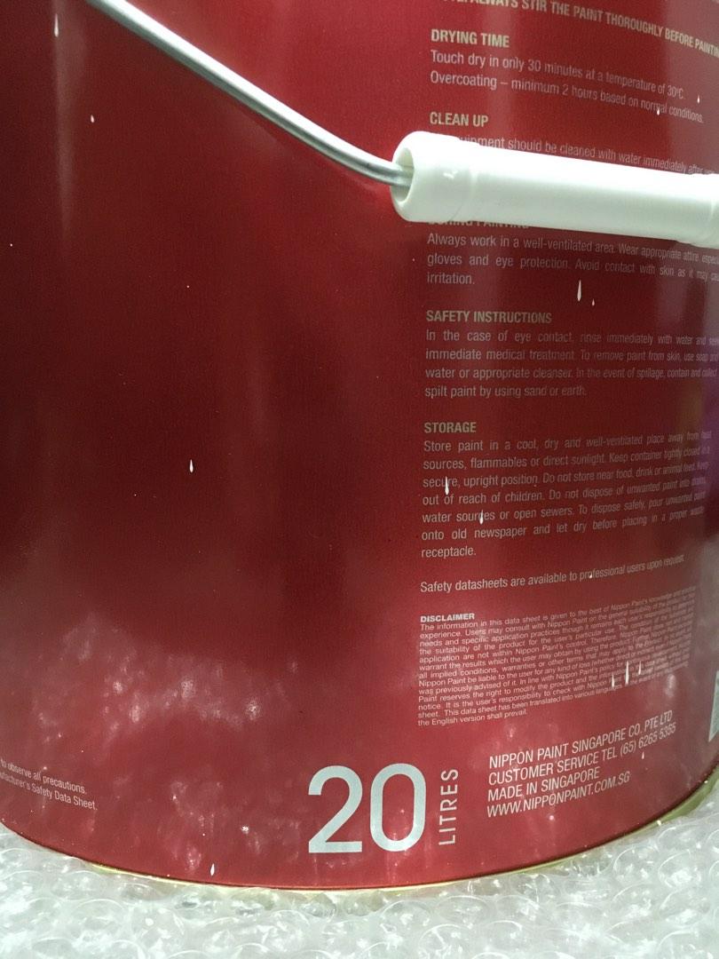 Nippon Paint Vinilex 5000 White 20L, Hobbies & Toys, Stationery & Craft