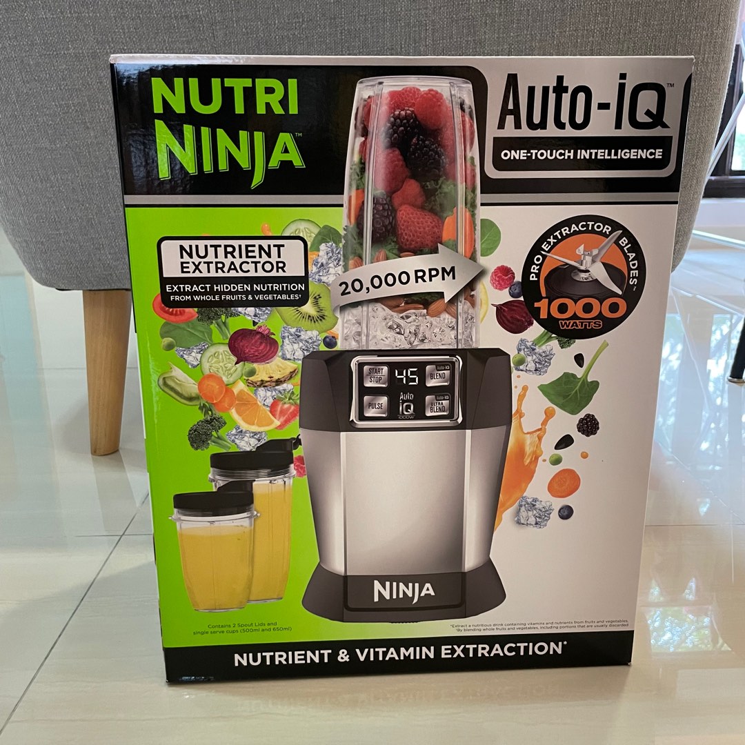 Nutri Ninja AutoIQ Blender, TV & Home Appliances, Kitchen Appliances
