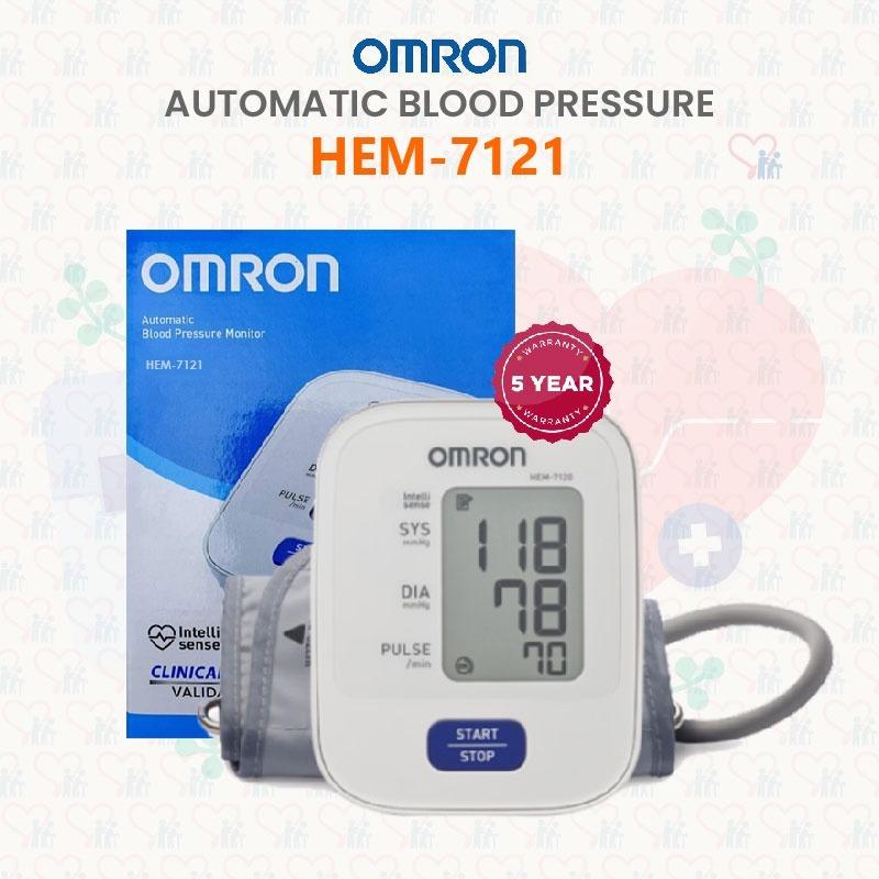  Omron Hem-7121 Blood Pressure Monitor 16 X 11 White:Blue :  Health & Household