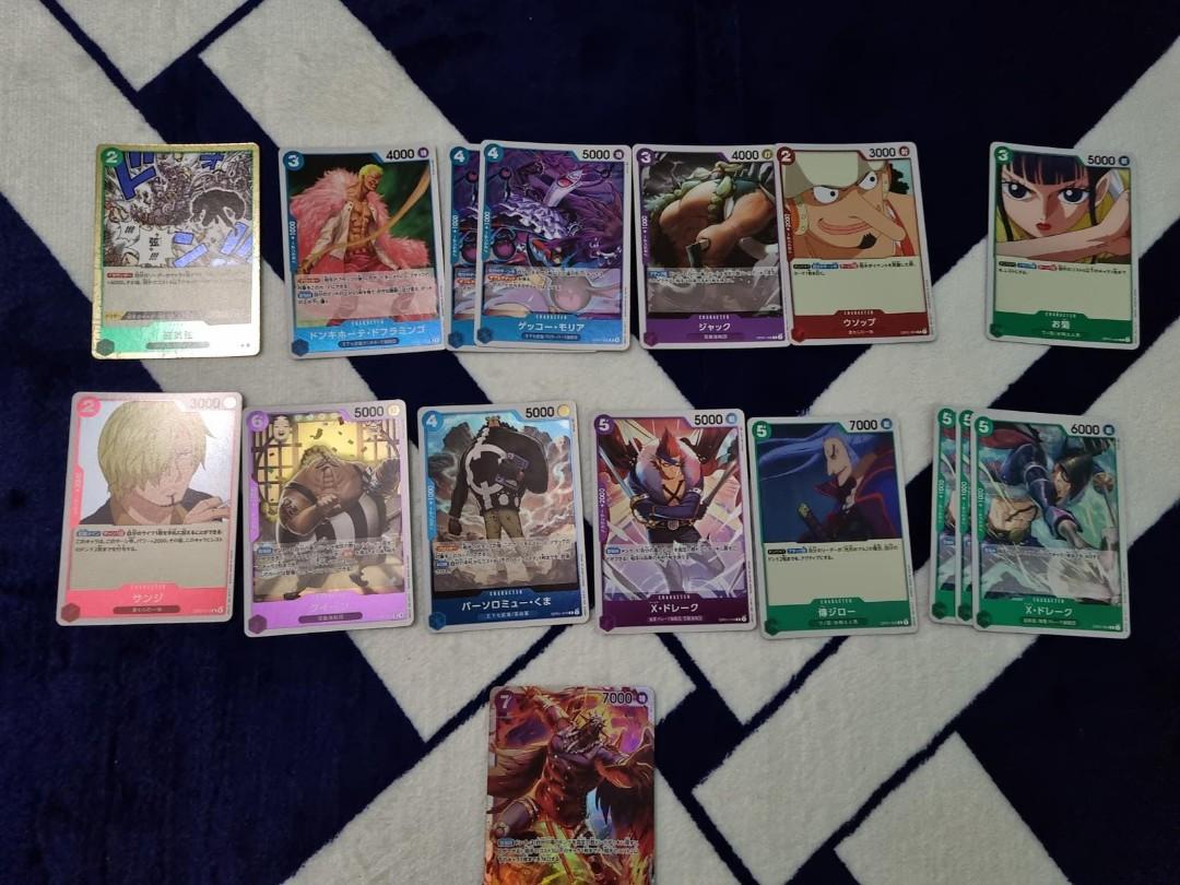 ONE PIECE TCG 2022 Green Wano and Blue Pacifista Deck + R&SR King, Hobbies & Toys, Toys