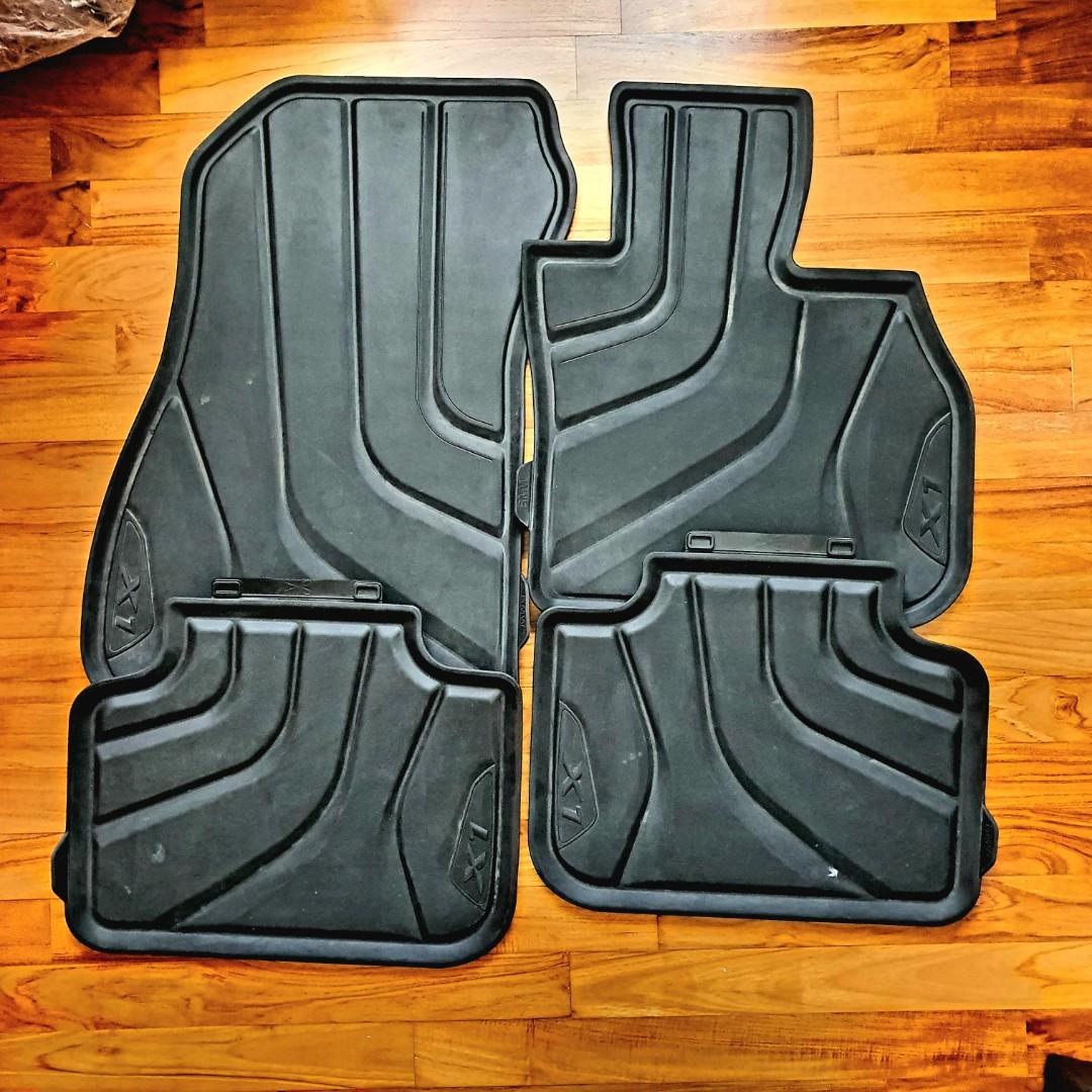 OMAC Custom Fit Floor Liners For BMW X1 F48 (2016-2022) - 4pc Black TPE Rubber Set 2 thumbnail image