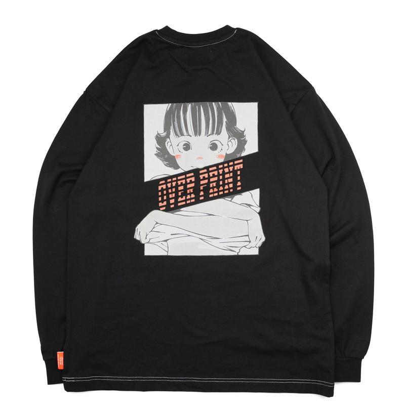 Over Print POP ART LS Tee Ver:5 *japan limited (black) overprint