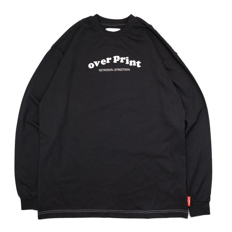 Over Print POP ART LS Tee Ver:5 *japan limited (black) overprint