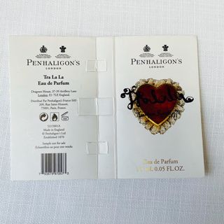 Pengaligon’s 香水 sample 卡紙64190025675011110