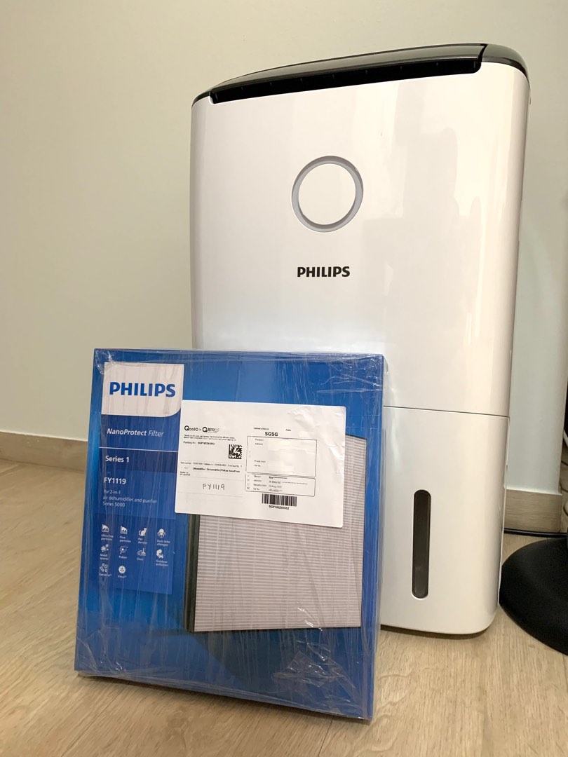 Philips DE-5205 2-in-1 Air purifier and dehumidifier (with warranty ...