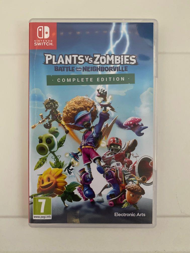 Plants vs Zombies Switch Game, Video Gaming, Video Games, Nintendo on