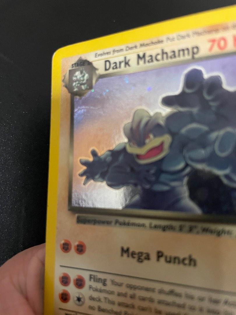 dark machamp pokemon card Dark Machamp 27/82 1st Edition Non-Holo Rare Pokemon Card Team Rocket Near  Mint main image 1