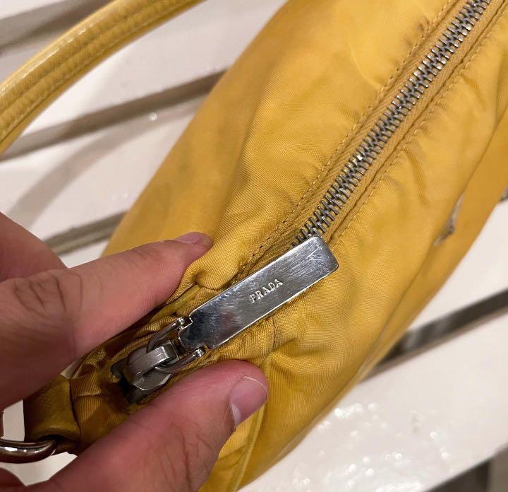Prada Nylon Hobo (Category: Luxury Bags & Wallets) located in Cavite. Submitted by spicyleo (Listing ID 1193638621, Image 2). Description: Authentic Rank AB With dustbag Needs cleaning Leather strap .