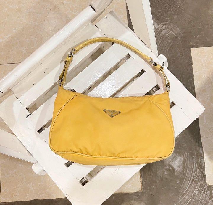 Prada Nylon Hobo (Category: Luxury Bags & Wallets) located in Cavite. Submitted by spicyleo (Listing ID 1193638621, Image 1). Description: Authentic Rank AB With dustbag Needs cleaning Leather strap .