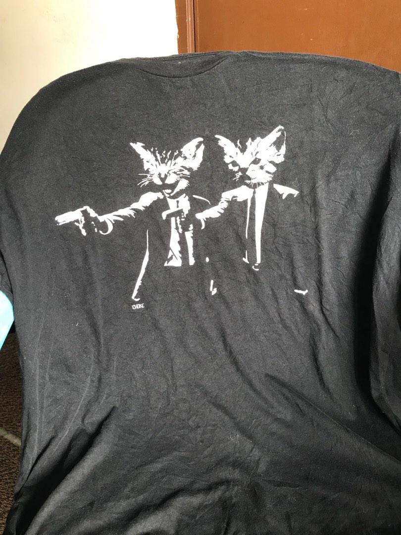 Pulp fiction cat shirt sale