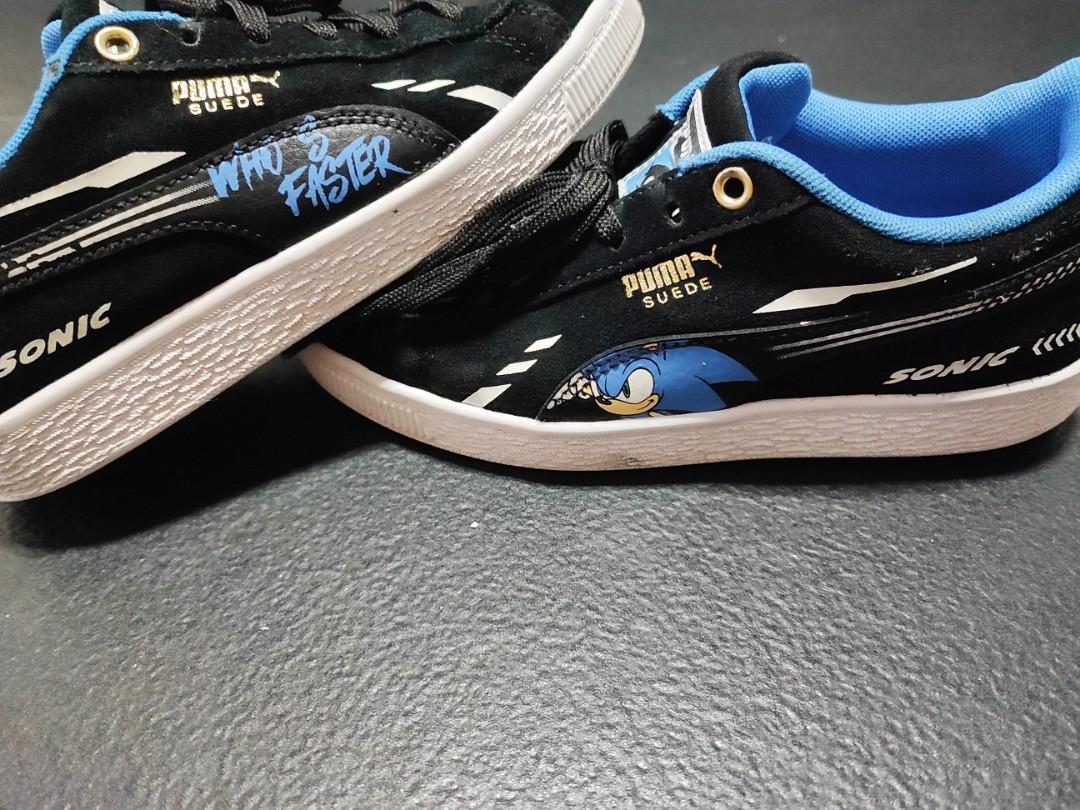 PUMA JUNIOR X SONIC SUEDE SNEAKER