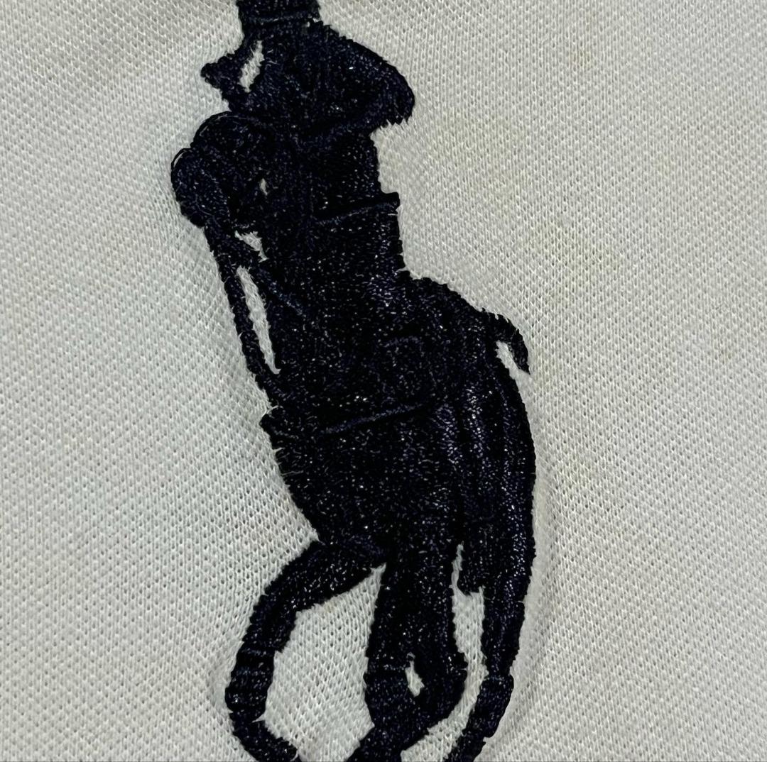 ralph-lauren-slim-fit-black-knitted-big-pony-logo-polo-shirt-in-white