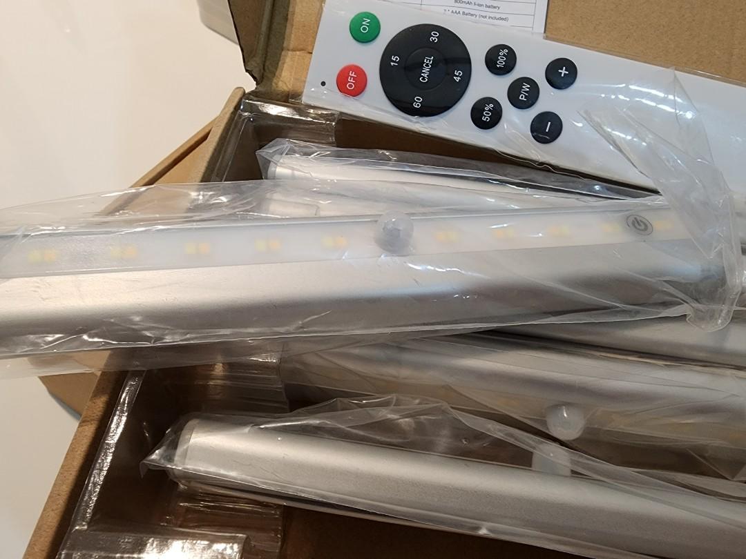 Remote Control Under Lighting Wireless 6 Pack, 20LED Dimmable