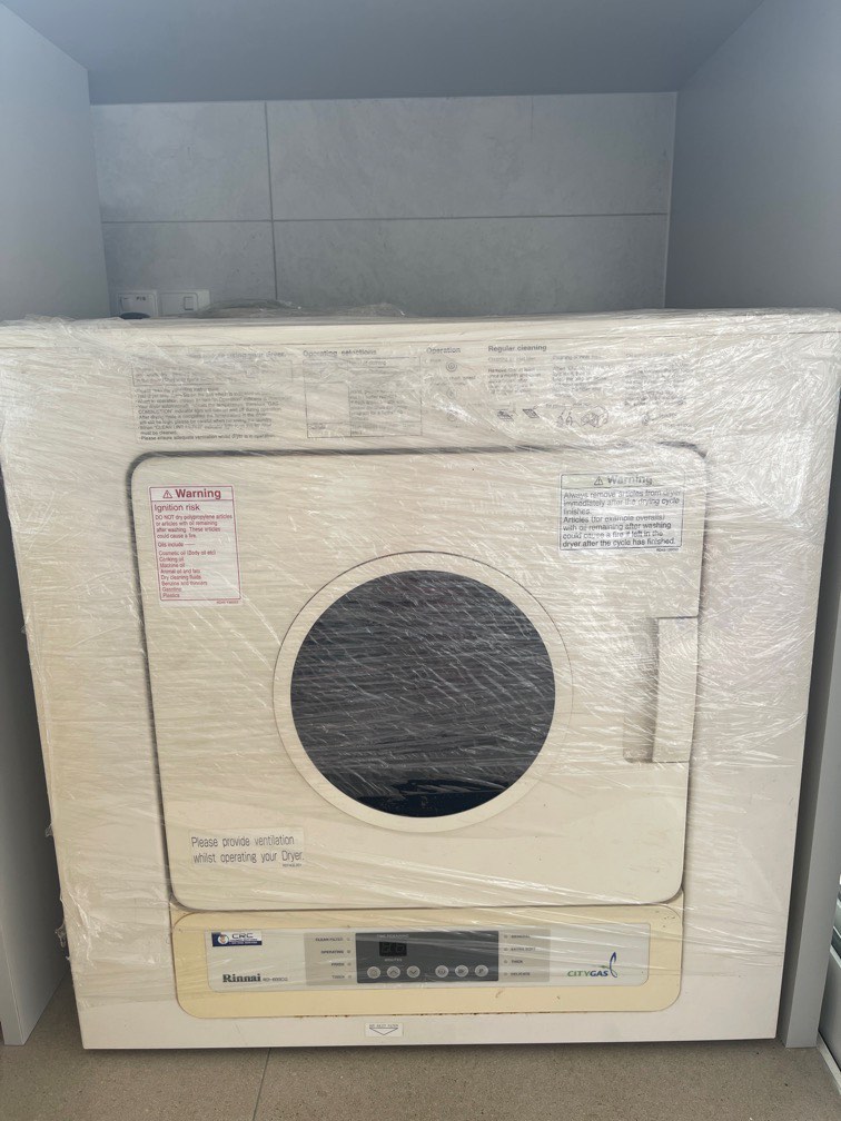 Rinnai Gas Tumble Dryer (linked to City Gas), TV & Home Appliances