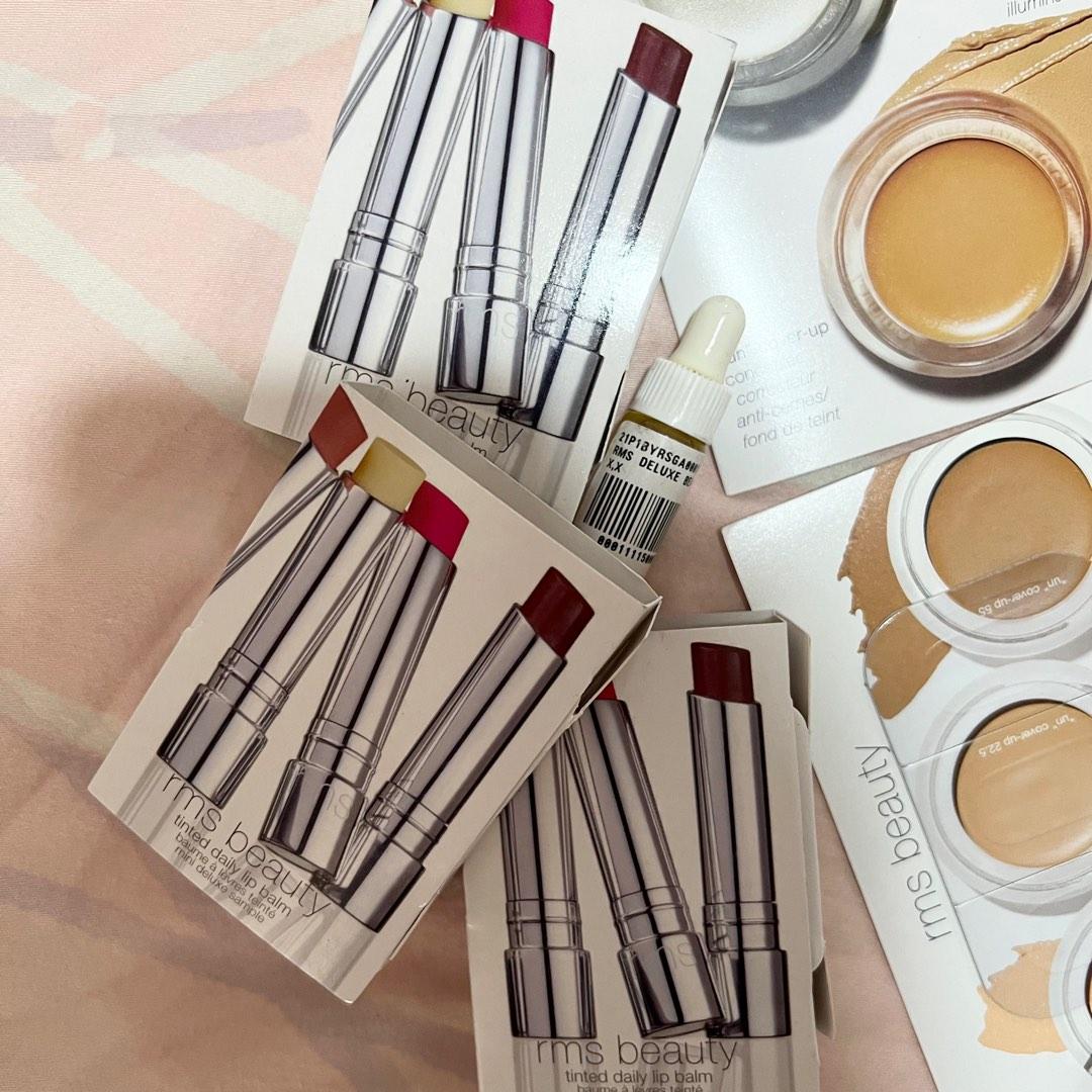 RMS Beauty VIP Testers (Category: Makeup) located in Makati City. Submitted by msjcfr (Listing ID 1193647424, Image 2). Description: Selling my RMS beauty VIP testers. Take all: (1) Tinted daily lip balm - 3 pcs (2) “Un” cover-up - 1 pc (3) “Un” cover-up cream foundation - 2 pcs (4) Buriti Bronzer - 1 pc (5) “Un” cover concealer and luminizer - 1 pcs (6) Beauty oil - 1 pc What’s great about RMS beauty is it’s make-up/ skin care. Try it first with