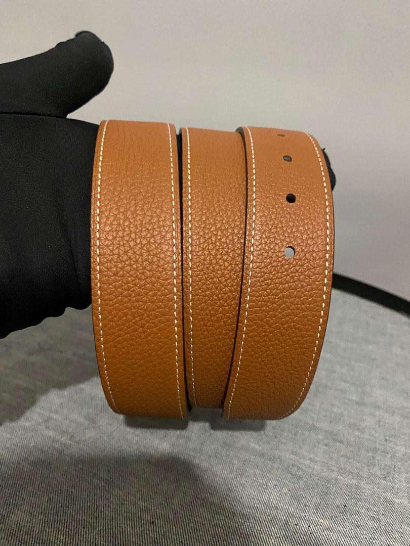 RTP $1,350) HERMES CAPE COD 32 REVERSIBLE BELT, Luxury