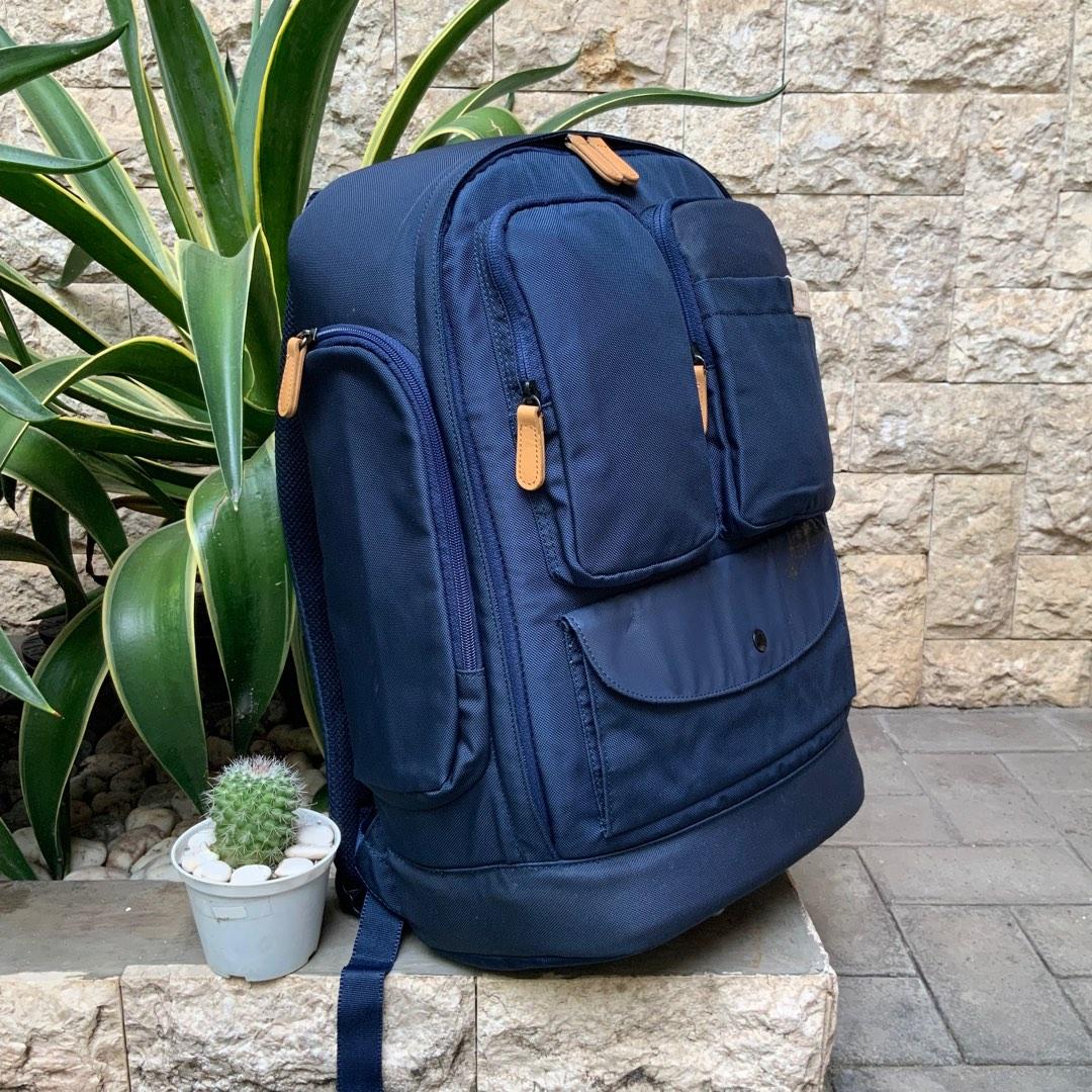 SAMSONITE RED PACKERS MULTIPOCKET BACKPACK NAVY, Fesyen Pria, Tas