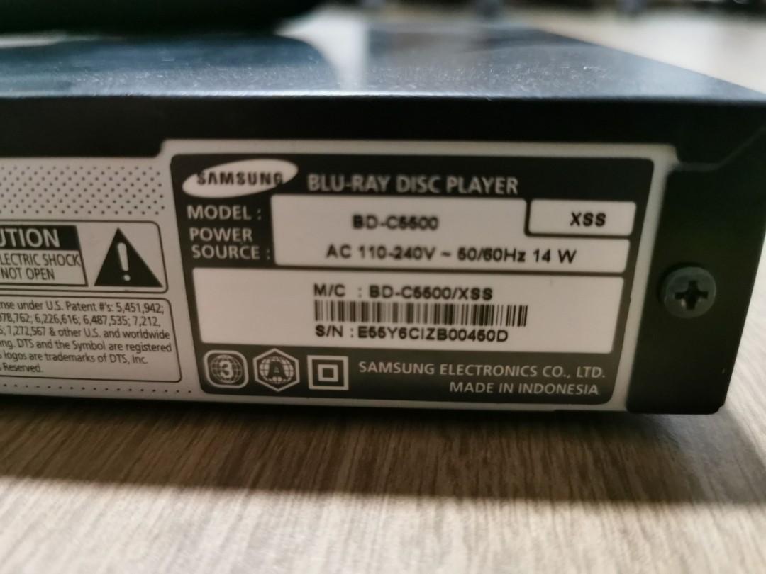 Samsung bluRay player (BDC5500), TV & Home Appliances, TV