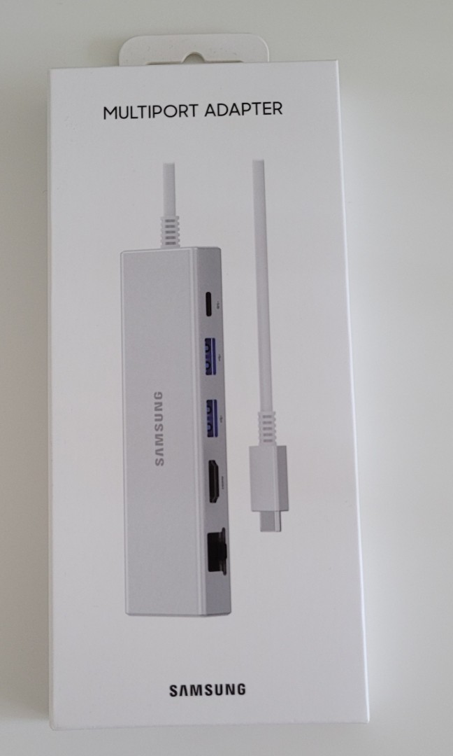 Samsung multiport adapter, 電腦＆科技, 電腦周邊及配件, 電腦線、轉接線及轉換器 Carousell