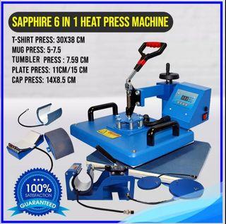 Sapphire 6 in 1 heat press machine