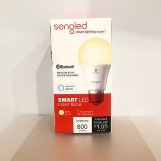 Sengled 智慧燈泡 Sengled Smart Bulb, Alexa Light Bulb Bluetooth Mesh, Smart Light Bulbs That Work with Alexa Only, A19 Dimmable LED Bulb E26, 60W Equivalent Soft White 800LM, Certified for Humans Device, 1 Pack
