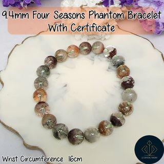[SG In-Stock] 9.4mm Four Season Phantom Bracelet with Certificate 四季幽灵手串