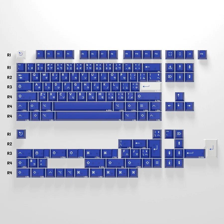 [SG] PBTfans Klein Blue Keycaps / KBDfans Keycaps / RGB Mechanical ...