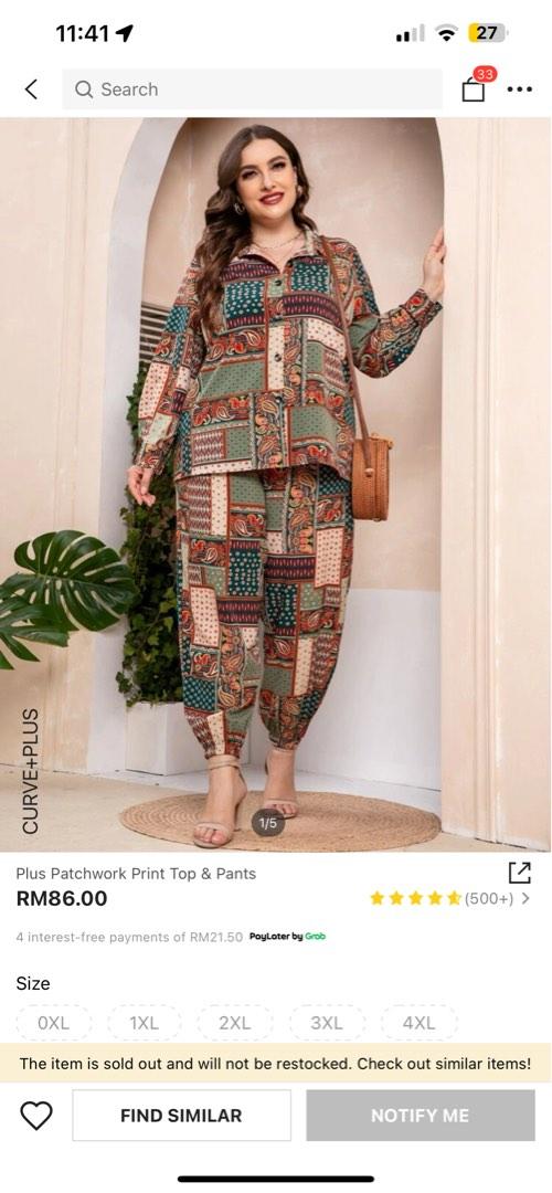 Shein curve plussize . 3xl, Women's Fashion, Dresses & Sets, Sets or  Coordinates on Carousell