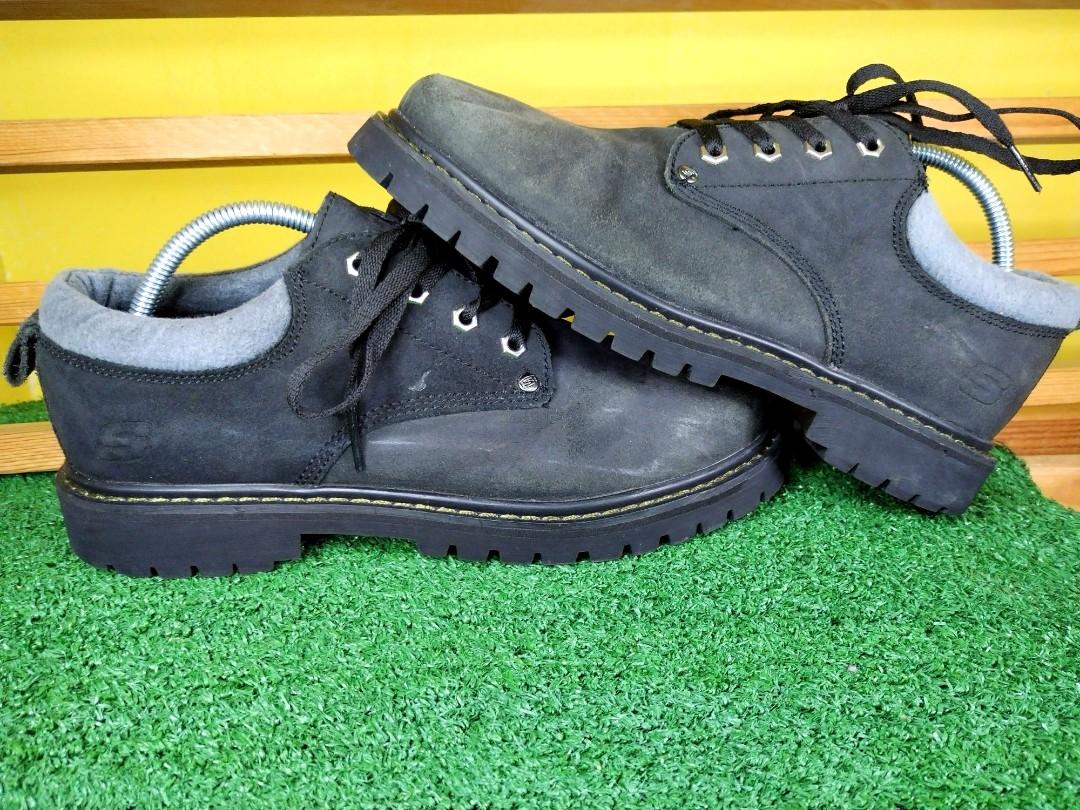 Skechers Black Chunky Oxford Shoes Men s Fashion Footwear