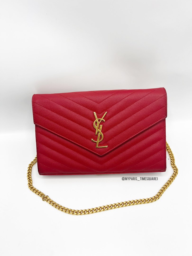 Ysl Red Wallet On Chain