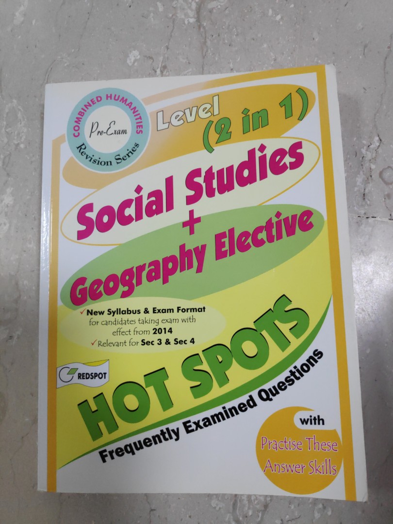 SOCIAL STUDIES + GEOGRAPHY ELECTIVE, HOT SPOTS, Hobbies & Toys, Books & Magazines, Assessment