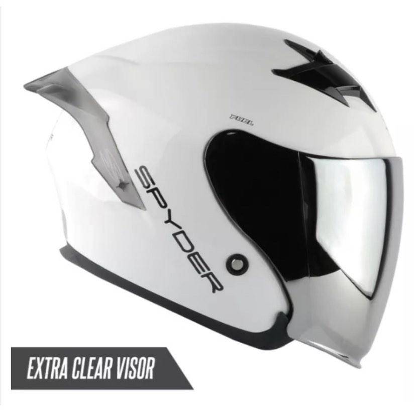 Spyder helmet dual visor clearance