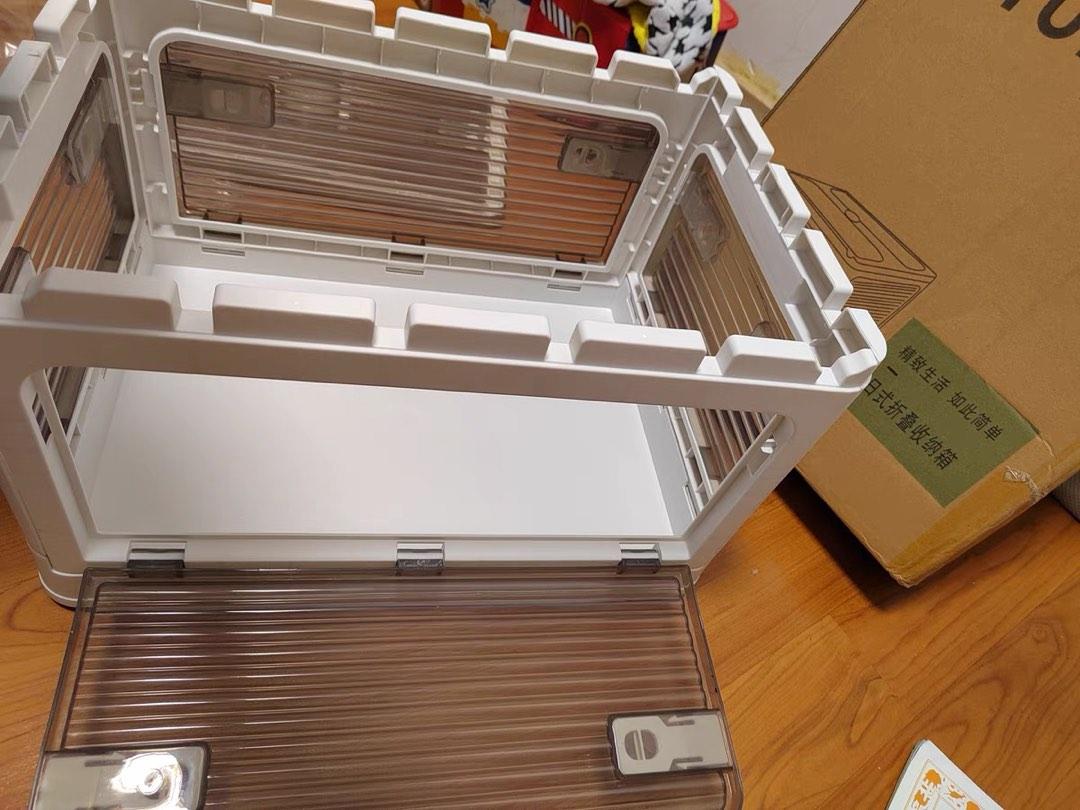 Stackable Foldable Storage Box Container (Category: Storage Boxes & Baskets) located in Singapore. Submitted by cherylflora (Listing ID 1193676649, Image 2). Description: L 60 H34 W42 yellow available.