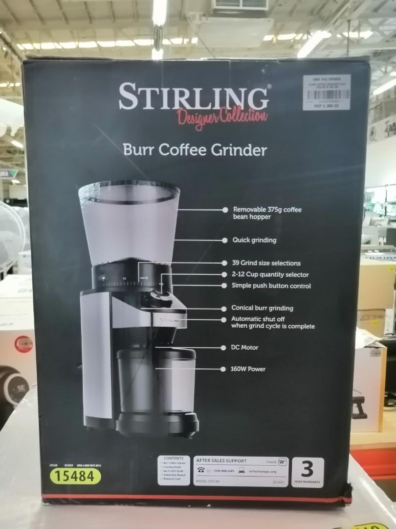 Stirling Burr Coffee Grinder, TV & Home Appliances, Kitchen Appliances