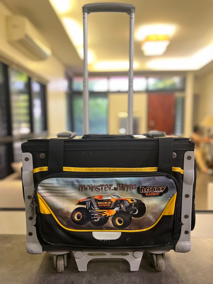 Stroller Trolley School Bag for Boys Kids, Hobbies & Toys, Stationary