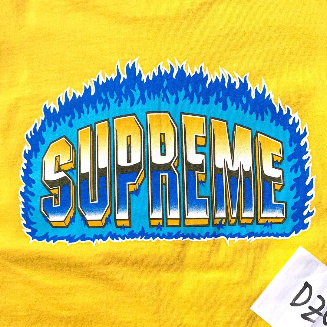 Supreme chrome tee yellow Clearance